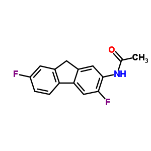 Acetamide,n-(3,7-difluoro-9h-fluoren-2-yl)-Structure,2823-83-8Structure Acetamide,n-(3,7-difluoro-9h-fluoren-2-yl)- Structure,2823-83-8Structure