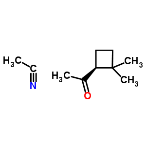 (1S,3s)-3-acetyl-2,2-dimethylcyclobutane acetonitrileStructure,28353-00-6Structure (1S,3s)-3-acetyl-2,2-dimethylcyclobutane acetonitrile Structure,28353-00-6Structure