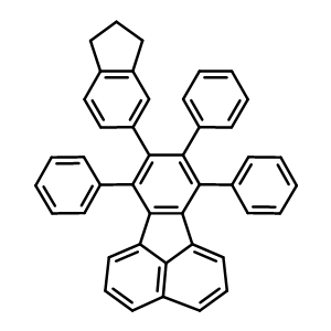 Fluoranthene,8-(2,3-dihydro-1h-inden-5-yl)-7,9,10-triphenyl-Structure,28622-12-0Structure Fluoranthene,8-(2,3-dihydro-1h-inden-5-yl)-7,9,10-triphenyl- Structure,28622-12-0Structure