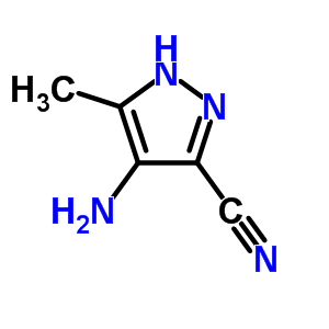 1H-pyrazole-3-carbonitrile,4-amino-5-methyl-Structure,28745-14-4Structure 1H-pyrazole-3-carbonitrile,4-amino-5-methyl- Structure,28745-14-4Structure
