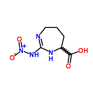1H-1,3-diazepine-4-carboxylicacid,hexahydro-2-(nitroimino)-,(+)-(8ci)Structure,28958-86-3Structure 1H-1,3-diazepine-4-carboxylicacid,hexahydro-2-(nitroimino)-,(+)-(8ci) Structure,28958-86-3Structure