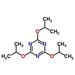 1,3,5-Triazine,2,4,6-tris(1-methylethoxy)-Structure,29263-11-4Structure 1,3,5-Triazine,2,4,6-tris(1-methylethoxy)- Structure,29263-11-4Structure