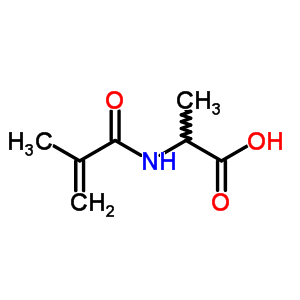 L-alanine,n-(2-methyl-1-oxo-2-propen-1-yl)-Structure,29486-28-0Structure L-alanine,n-(2-methyl-1-oxo-2-propen-1-yl)- Structure,29486-28-0Structure