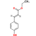 P-羥基肉桂酸乙酯結(jié)構(gòu)式_2979-06-8結(jié)構(gòu)式