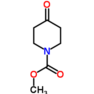 4-Oxo-piperidine-1-carboxylic acid methyl ester Structure,29976-54-3Structure