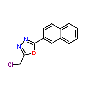 2-(Chloromethyl)-5-(2-naphthyl)-1,3,4-oxadiazoleStructure,300665-29-6Structure 2-(Chloromethyl)-5-(2-naphthyl)-1,3,4-oxadiazole Structure,300665-29-6Structure