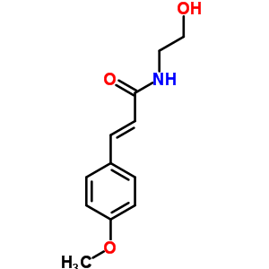 2-Propenamide,n-(2-hydroxyethyl)-3-(4-methoxyphenyl)-Structure,30687-06-0Structure 2-Propenamide,n-(2-hydroxyethyl)-3-(4-methoxyphenyl)- Structure,30687-06-0Structure