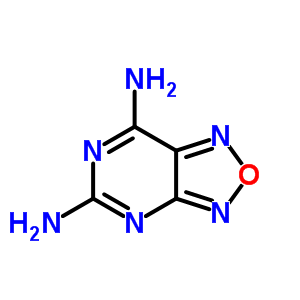 [1,2,5]噁二唑并[3,4-d]嘧啶-5,7-二胺結(jié)構(gòu)式_30745-07-4結(jié)構(gòu)式