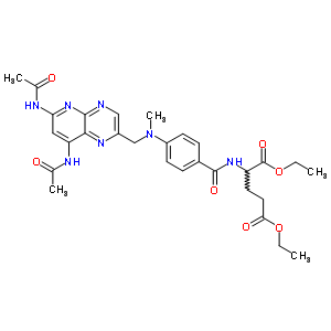 2-谷氨基酸-N-[4-甲氨基苯甲?；鵠-二乙酯結(jié)構(gòu)式_30826-47-2結(jié)構(gòu)式