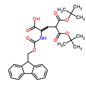 N-芴甲氧羰基-D,L-gamma-羧基谷氨酸gamma,gamma-二-t-丁酯結(jié)構(gòu)式_308357-14-4結(jié)構(gòu)式