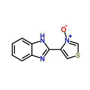 1H-benzimidazole,2-(3-oxido-4-thiazolyl)-Structure,30853-33-9Structure 1H-benzimidazole,2-(3-oxido-4-thiazolyl)- Structure,30853-33-9Structure