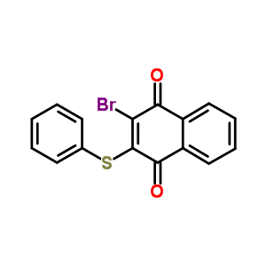 1,4-Naphthalenedione,2-bromo-3-(phenylthio)-Structure,3114-98-5Structure 1,4-Naphthalenedione,2-bromo-3-(phenylthio)- Structure,3114-98-5Structure