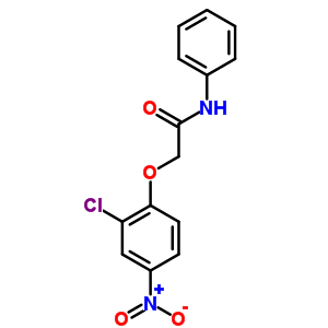 Acetamide,2-(2-chloro-4-nitrophenoxy)-n-phenyl-Structure,31191-22-7Structure Acetamide,2-(2-chloro-4-nitrophenoxy)-n-phenyl- Structure,31191-22-7Structure