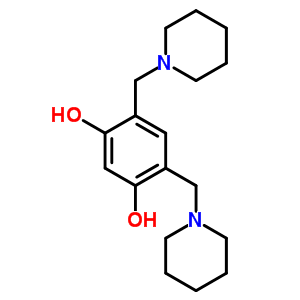 1,3-Benzenediol,4,6-bis(1-piperidinylmethyl)-Structure,31404-29-2Structure 1,3-Benzenediol,4,6-bis(1-piperidinylmethyl)- Structure,31404-29-2Structure