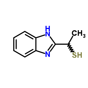 (9ci)-alpha-甲基-1H-苯并咪唑-2-甲烷硫醇結(jié)構(gòu)式_3176-70-3結(jié)構(gòu)式