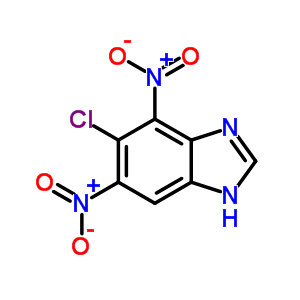 1H-benzimidazole,6-chloro-5,7-dinitro-Structure,32046-82-5Structure 1H-benzimidazole,6-chloro-5,7-dinitro- Structure,32046-82-5Structure