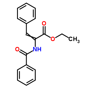 2-Propenoic acid,2-(benzoylamino)-3-phenyl-, ethyl esterStructure,32089-78-4Structure 2-Propenoic acid,2-(benzoylamino)-3-phenyl-, ethyl ester Structure,32089-78-4Structure