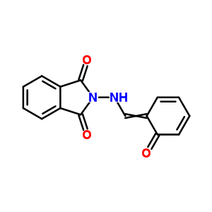 2-[(6-氧代-1-環(huán)己二烯-2,4-基)甲基氨基]異吲哚-1,3-二酮結(jié)構(gòu)式_32387-01-2結(jié)構(gòu)式