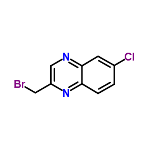 Quinoxaline, 2-(bromomethyl)-6-chloro-Structure,32601-89-1Structure Quinoxaline, 2-(bromomethyl)-6-chloro- Structure,32601-89-1Structure