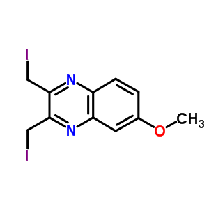 2,3-Bis(iodomethyl)-6-methoxy-quinoxalineStructure,32602-08-7Structure 2,3-Bis(iodomethyl)-6-methoxy-quinoxaline Structure,32602-08-7Structure