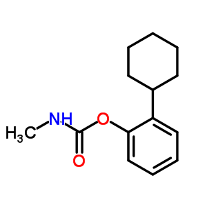 Phenol, 2-cyclohexyl-,1-(n-methylcarbamate)Structure,3281-99-0Structure Phenol, 2-cyclohexyl-,1-(n-methylcarbamate) Structure,3281-99-0Structure