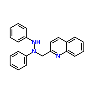 1,2-Diphenyl-1-(quinolin-2-ylmethyl)hydrazineStructure,32812-40-1Structure 1,2-Diphenyl-1-(quinolin-2-ylmethyl)hydrazine Structure,32812-40-1Structure