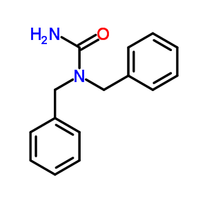 N,N-雙(苯基甲基)-脲結構式_3282-27-7結構式