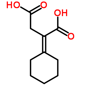 2-Cyclohexylidenebutanedioic acidStructure,3283-27-0Structure 2-Cyclohexylidenebutanedioic acid Structure,3283-27-0Structure