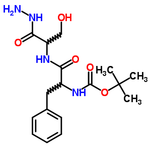 (9CI)-N-[N-[(1,1-二甲基乙氧基)羰基]-L-苯基丙氨酰基]-L-絲氨酸肼結(jié)構(gòu)式_32899-48-2結(jié)構(gòu)式