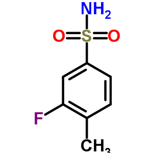 3-氟-4-甲苯磺酰胺結(jié)構(gòu)式_329909-29-7結(jié)構(gòu)式