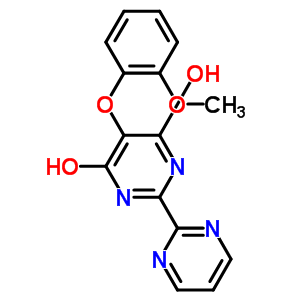 4,6-Dihydroxy-5-(2-methoxyphenoxy)-2-(2-pyrimidinyl)pyrimidineStructure,329923-15-1Structure 4,6-Dihydroxy-5-(2-methoxyphenoxy)-2-(2-pyrimidinyl)pyrimidine Structure,329923-15-1Structure