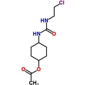 n-[4-(乙酰基氧基)環(huán)己基]-n-(2-氯乙基)-脲結(jié)構(gòu)式_33082-87-0結(jié)構(gòu)式