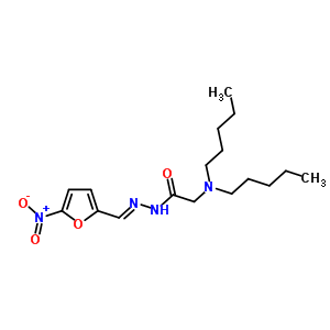 5-Nitro-2-furaldehyde (dipentylaminoacetyl)hydrazoneStructure,33207-14-6Structure 5-Nitro-2-furaldehyde (dipentylaminoacetyl)hydrazone Structure,33207-14-6Structure
