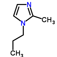 1-丙基-2-甲基咪唑結(jié)構(gòu)式_33214-18-5結(jié)構(gòu)式