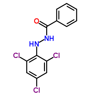 Benzoic acid 2-(2,4,6-trichlorophenyl) hydrazideStructure,33422-33-2Structure Benzoic acid 2-(2,4,6-trichlorophenyl) hydrazide Structure,33422-33-2Structure