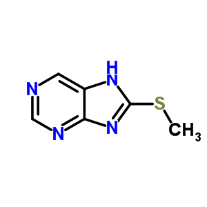 9H-purine,8-(methylthio)-Structure,33426-53-8Structure 9H-purine,8-(methylthio)- Structure,33426-53-8Structure