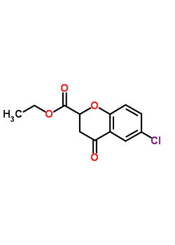 Ethyl 6-chlorochroman-4-one-2-carboxylateStructure,33534-01-9Structure Ethyl 6-chlorochroman-4-one-2-carboxylate Structure,33534-01-9Structure