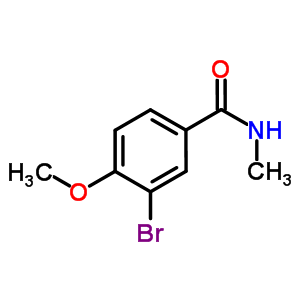 3-Bromo-4-methoxy-n-methylbenzamideStructure,337536-21-7Structure 3-Bromo-4-methoxy-n-methylbenzamide Structure,337536-21-7Structure