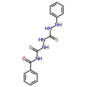 N-[(苯胺硫代氨基甲酰氨基)硫代氨基甲酰]苯甲酰胺結(jié)構(gòu)式_33949-90-5結(jié)構(gòu)式