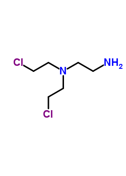 N,n-bis(2-chloroethyl)ethane-1,2-diamineStructure,3399-66-4Structure N,n-bis(2-chloroethyl)ethane-1,2-diamine Structure,3399-66-4Structure