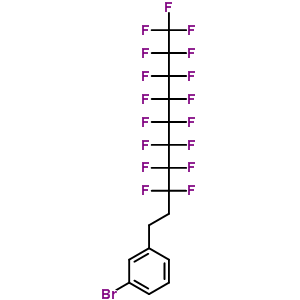 1-Bromo-3-(heptadecafluorodecyl)benzeneStructure,340157-97-3Structure 1-Bromo-3-(heptadecafluorodecyl)benzene Structure,340157-97-3Structure
