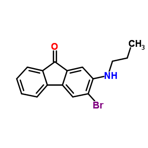 3-Bromo-2-propylamino-fluoren-9-oneStructure,3405-11-6Structure 3-Bromo-2-propylamino-fluoren-9-one Structure,3405-11-6Structure