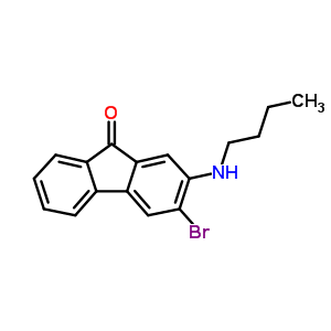 3-Bromo-2-butylamino-fluoren-9-oneStructure,3405-12-7Structure 3-Bromo-2-butylamino-fluoren-9-one Structure,3405-12-7Structure