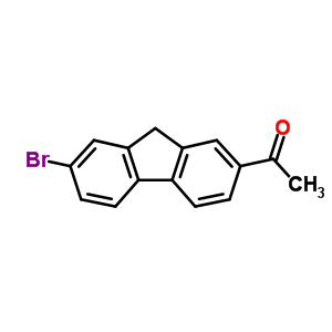 1-(7-溴-9h-芴-2-基)-乙酮結構式_34172-50-4結構式