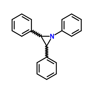 1,2,3-三苯基氮丙啶結(jié)構(gòu)式_34310-77-5結(jié)構(gòu)式