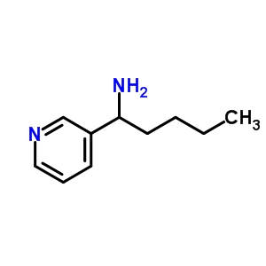 1-(3-吡啶)-1-戊胺結(jié)構(gòu)式_343271-89-6結(jié)構(gòu)式