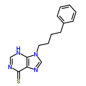 9-(4-Phenylbutyl)-3h-purine-6-thioneStructure,34396-79-7Structure 9-(4-Phenylbutyl)-3h-purine-6-thione Structure,34396-79-7Structure