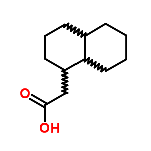 (十氫萘-1-基)-乙酸結(jié)構(gòu)式_34681-29-3結(jié)構(gòu)式