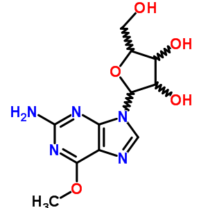 2-(2-Amino-6-methoxypurin-9-yl)-5-(hydroxymethyl)oxolane-3,4-diolStructure,34793-34-5Structure 2-(2-Amino-6-methoxypurin-9-yl)-5-(hydroxymethyl)oxolane-3,4-diol Structure,34793-34-5Structure