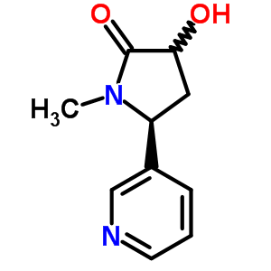 反式-3-羥基可替寧結(jié)構(gòu)式_34834-67-8結(jié)構(gòu)式